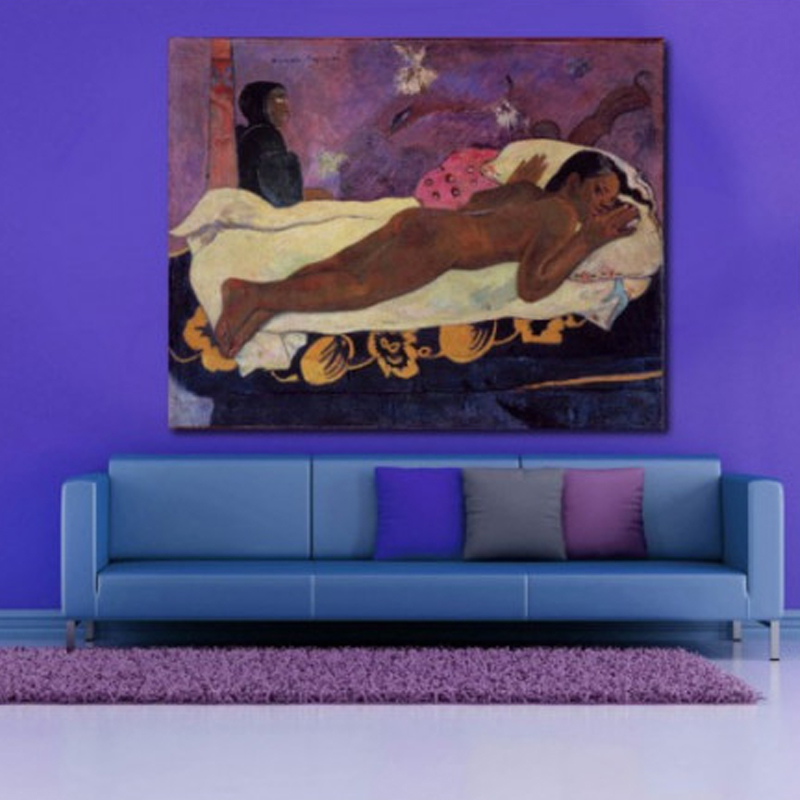 Πίνακας σε καμβά με Ζωγραφική Paul Gauguin Spirit of the Dead Watching
